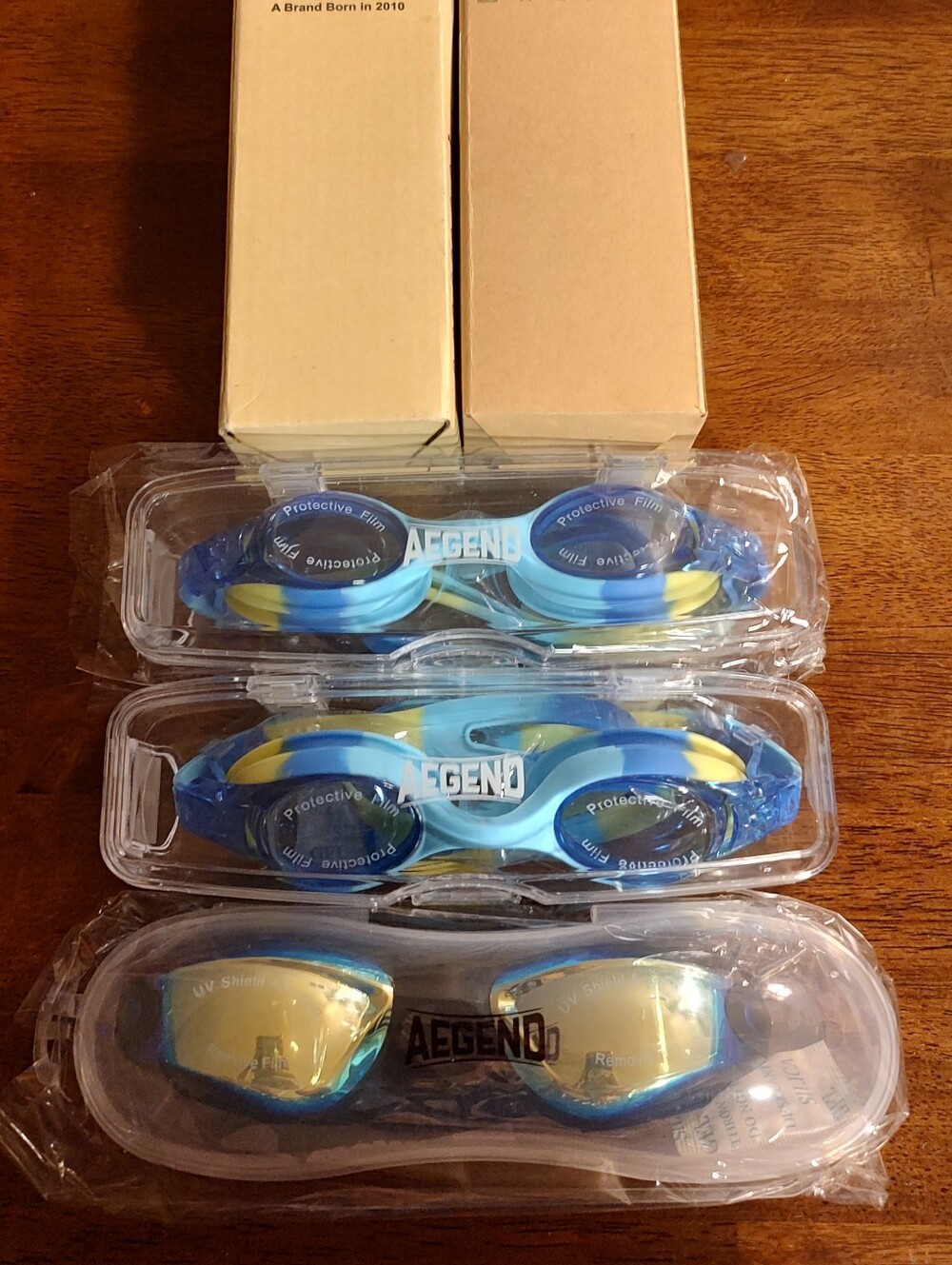 Aegend Kids Swim Goggles 3 Pairs